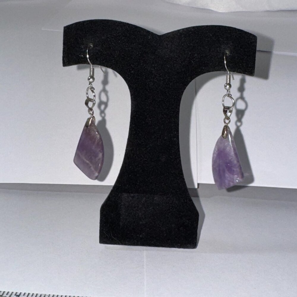 Amethyst Dangle Earring